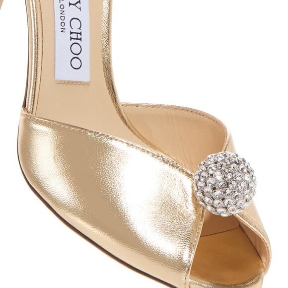 Jimmy Choo  Sacora 85 Embellished Sandals - - Picture 3 of 8